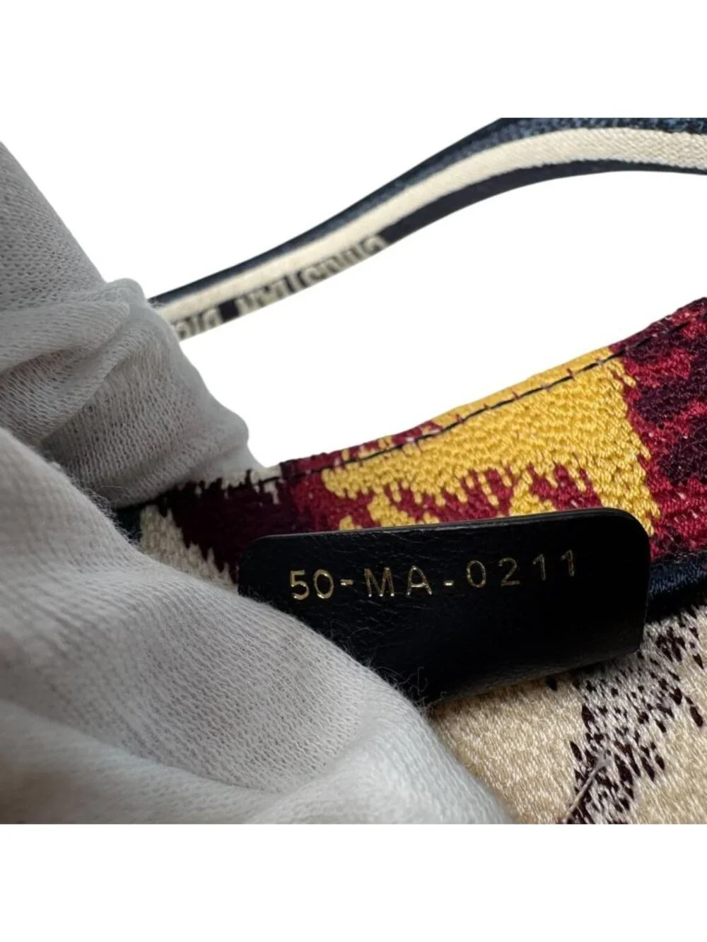 Dior Book Tote Bag Cruise Paisley Embroidery